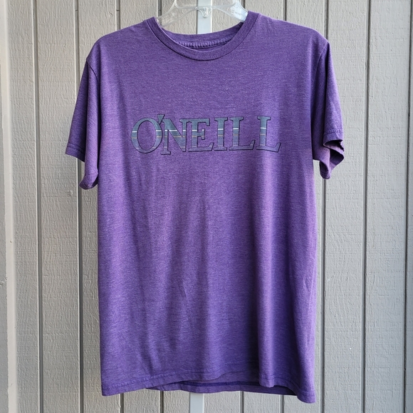 O'Neill | Premium Fit Short Sleeves Small T-Shirt purple & grey Poly Cotton - Picture 10 of 10